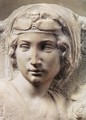 Madonna (Tondo Pitti) [detail: 1] - Michelangelo Buonarroti