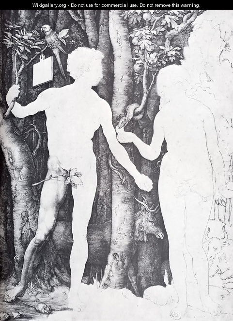 Adam And Eve - Albrecht Durer