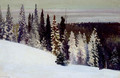 Fir Trees In A Winter Landscape - Alexandr Alekseevich Borisov