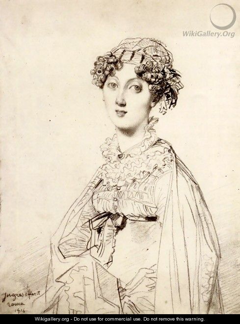 Lady William Henry Cavendish Bentinck, born Lady Mary Acheson I - Jean Auguste Dominique Ingres