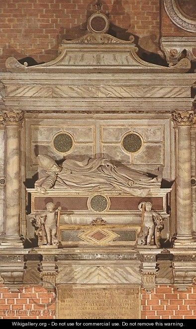 Monument to Bishop Jacopo Pesaro - Antonio Lombardo