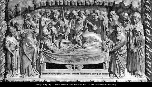 The Burial of the Virgin - Orcagna