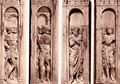 Four reliefs with the trials of Saint Paul - Paolo Romano