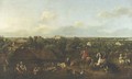 View of Ujazdow and Lazienki Palace - Bernardo Bellotto (Canaletto)