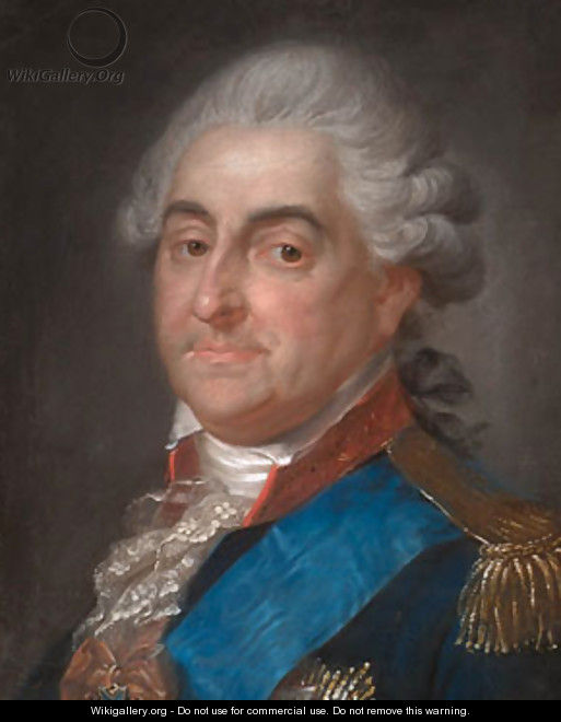 Portrait of the King Stanislaus Augustus - Franz Jozef Pitschmann