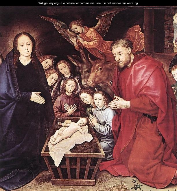 Adoration Of The Shepherds (detail 1) - Hugo Van Der Goes