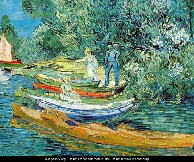 Bank Of The Oise At Auvers - Vincent Van Gogh