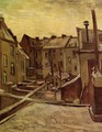 Backyards Of Old Houses In Antwerp In The Snow - Vincent Van Gogh