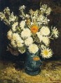 Flowers In A Blue Vase - Vincent Van Gogh