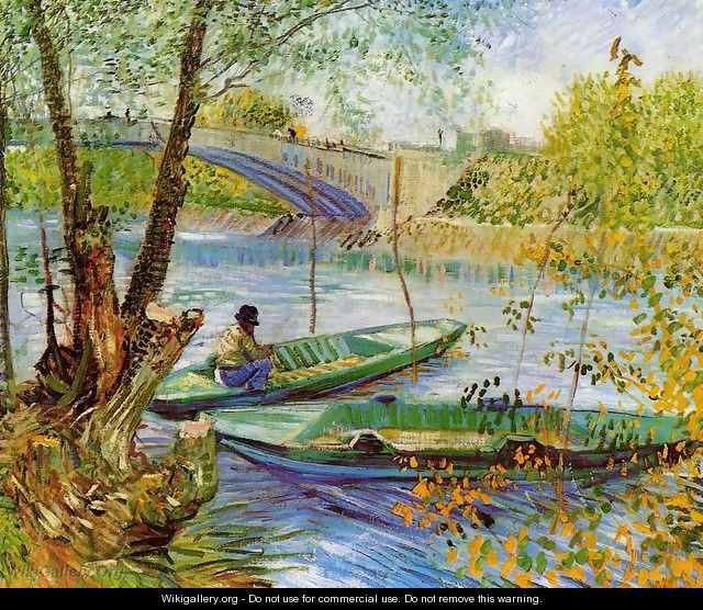 Fishing In Spring - Vincent Van Gogh