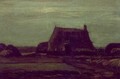 Farm With Stacks Of Peat - Vincent Van Gogh