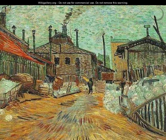The Factory At Asnieres - Vincent Van Gogh