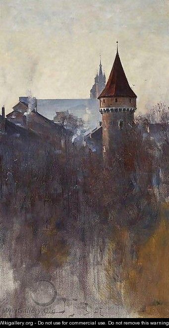 Cracow in the Morning - Julian Falat