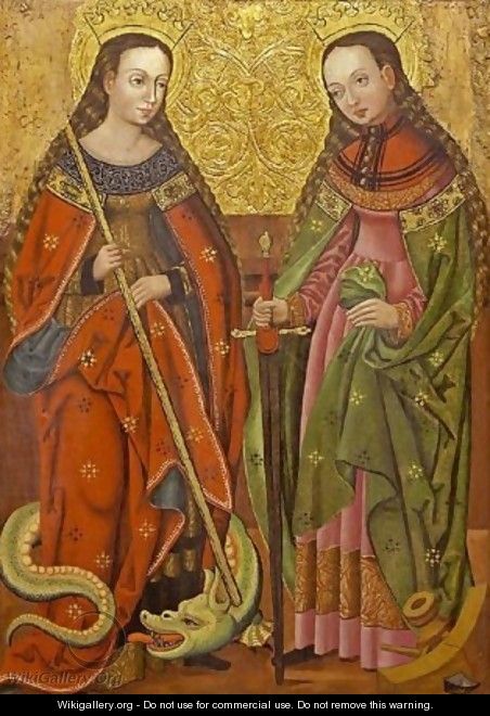St. Catherine and Margaret - Unknown Painter