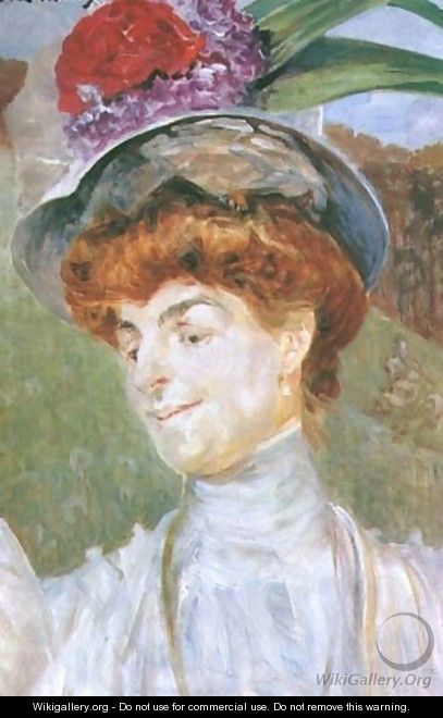 Portrait of a Lady in a Hat - Jacek Malczewski