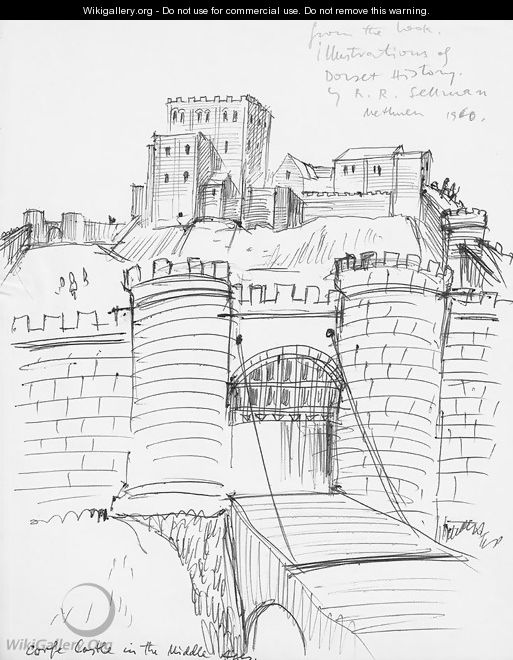 Corfe Castle in the Middle Ages - Jerzy Faczynski Corfe Castle in the Middle Ages - Jerzy Faczynski