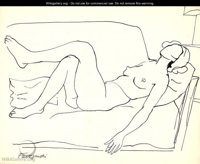 Reclining Nude I - Jerzy Faczynski