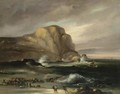 Shipwreck on the beach (Naufragio en la playa) - Jenaro Perez Villaamil