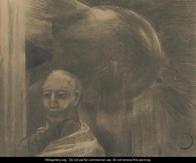 Homme et sphere - Odilon Redon