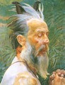 Head of the Old Faun - Jacek Malczewski