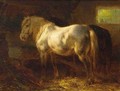 Horses in a Stable - Wouterus Verschuur
