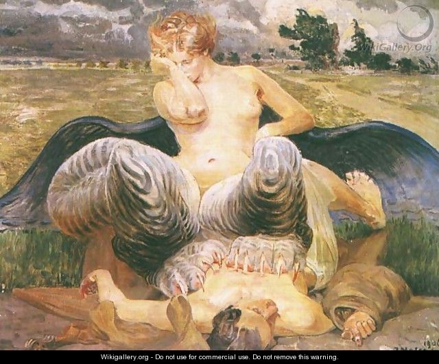 Artist and Chimera - Jacek Malczewski