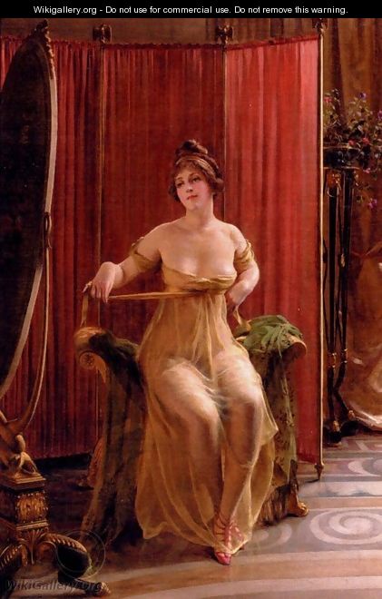 In The Dressing Room - Charles Joseph Frederick Soulacroix In The Dressing Room - Charles Joseph Frederick Soulacroix