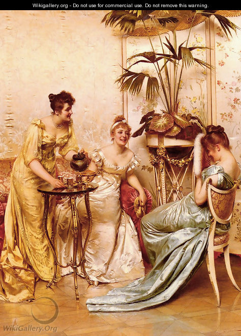 The Tea Party - Charles Joseph Frederick Soulacroix