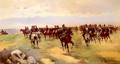 Soldiers On Horseback I - Jose Cusachs y Cusachs