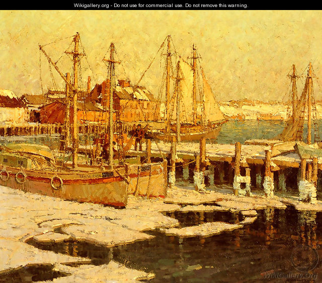 Gloucester Harbor - Frederick John Mulhaupt