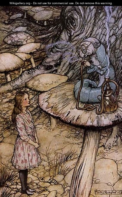 Alice in Wonderland: The Rabbit Sends in a Little Bill - Arthur Rackham