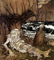 A Crowned Merman - Arthur Rackham