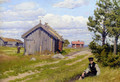 Landidyl (Farmyard) - Paul-Gustave Fischer