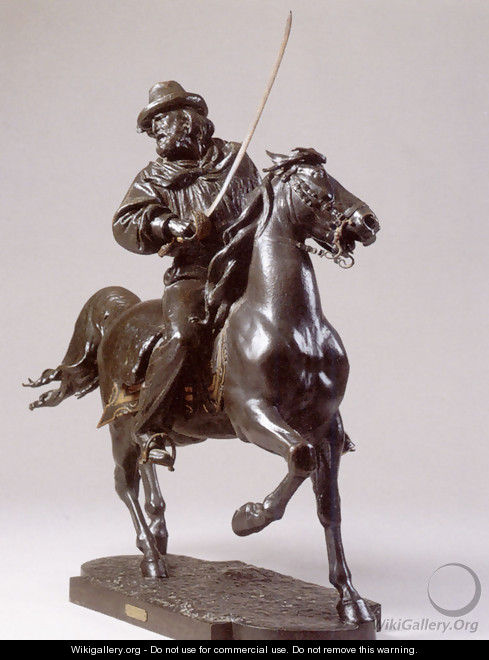 Mounted Cavalier - Eugene Marioton