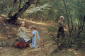 Children in the forest - Friedrich Miess