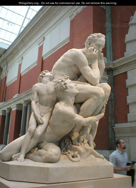Ugolino and his Sons [detail #1] - Jean-Baptiste Carpeaux