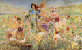 The Knight of the Flowers (or Parsifal) - Georges Antoine Rochegrosse