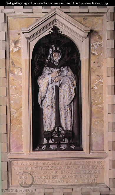 Memorial to Mary Caroline Herbert, Marchioness of Ailesbury - Alfred Gilbert