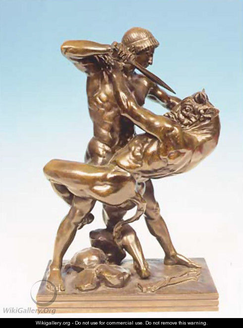 Thesee et le Minotaure (Theseus and the Minotaur) - Antoine-louis Barye