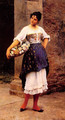 Venetian Flower Seller - Eugene de Blaas