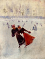 Women Skating - Jean-Georges Beraud