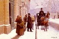 La Sortie Du Bourgeois (The Departure of the Bourgeois) - Jean-Georges Beraud