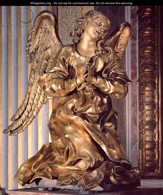 Altar of the Cappella del Sacramento [detail] - Gian Lorenzo Bernini