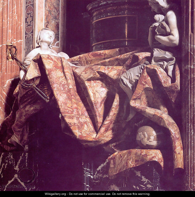 Tomb of Pope Alexander VII [detail] - Gian Lorenzo Bernini