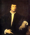 Man with Gloves - Tiziano Vecellio (Titian)