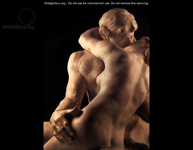 The Kiss [detail] - Auguste Rodin