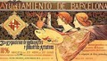 Poster for the 'Third Barcelona Exposition' - Alejandro de Riquer
