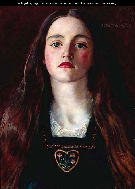 Portrait of a Girl (Sophie Gray) - Sir John Everett Millais