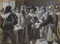 Cromwell dissolving the Long Parliament - Edmund Blair Blair Leighton