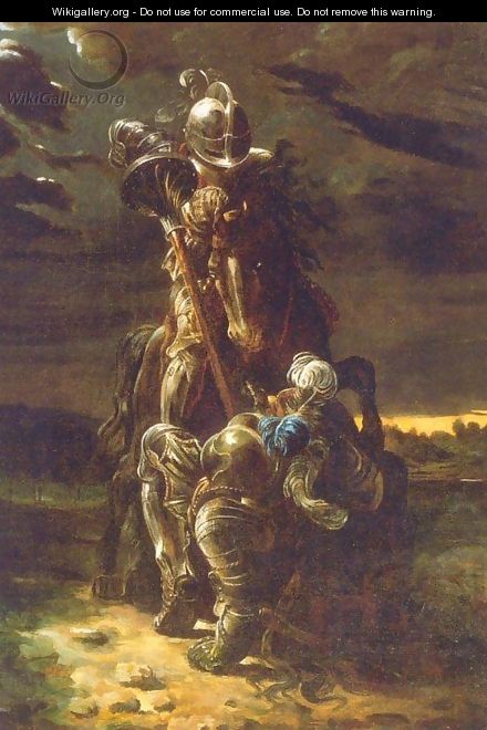 The Combat of Two Knights - Daniel Maclise